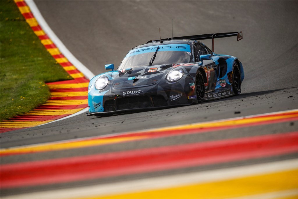 Sammen med sine teamkammerater sluttede Mikkel O. Pedersen på niendepladsen på Spa-Francorchamps.
(Foto: Jürgen Tap)